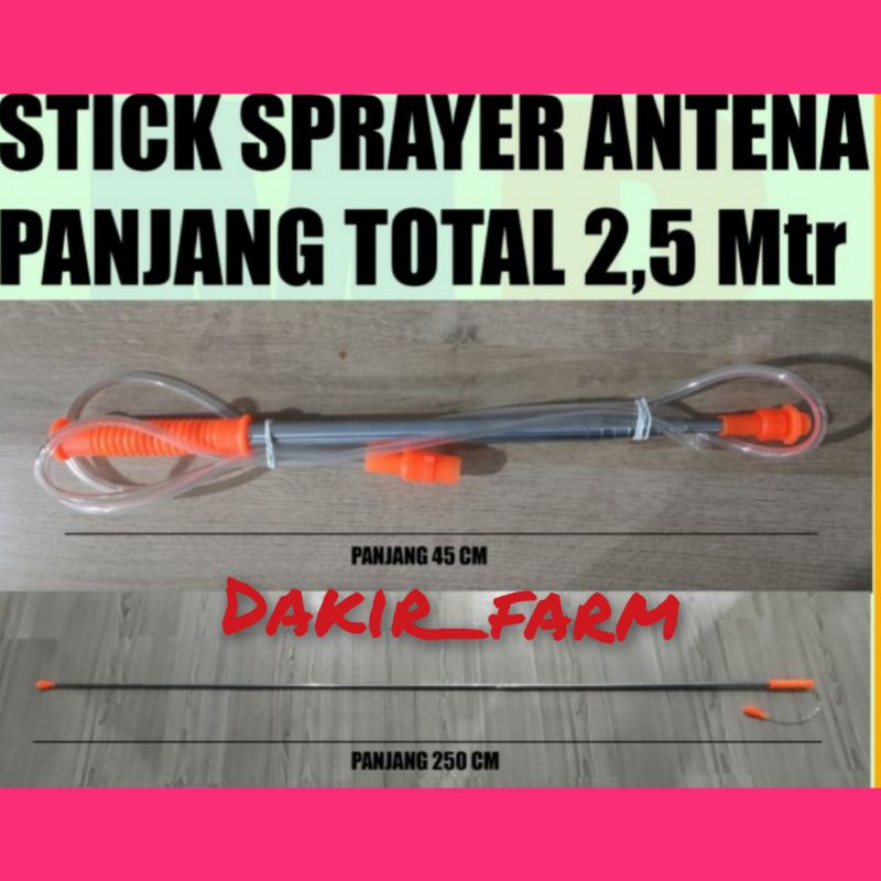 stik sprayer elektrik panjang 2,5 meter 3,5 meter