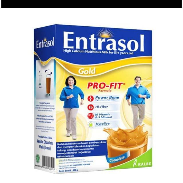 

Entrasol Gold 370gr Coklat, Vanila... Free Ongkir. Ex Date: Mei 21