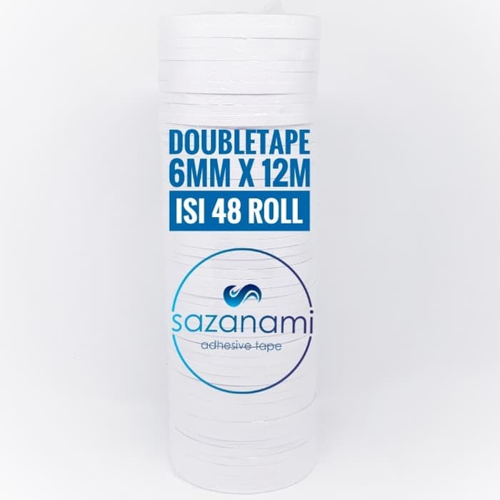 

YEN DOUBLE TAPE 6MM x 18 METER DOUBLETAPE KERTAS ACRYLIC SAZANAMI 48ROLL