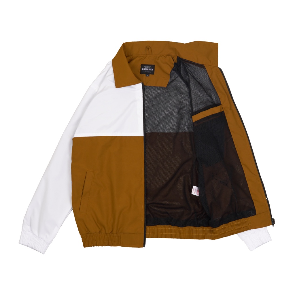 Dobujack Track Suit Jacket Chaqueta Tobacco White-2
