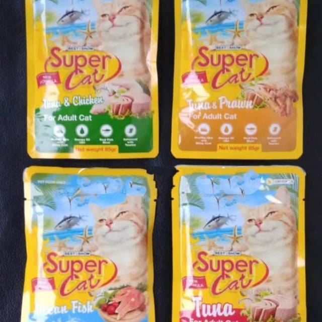 Makanan Kucing/ Cat Food Super Cat Kitten 85gr