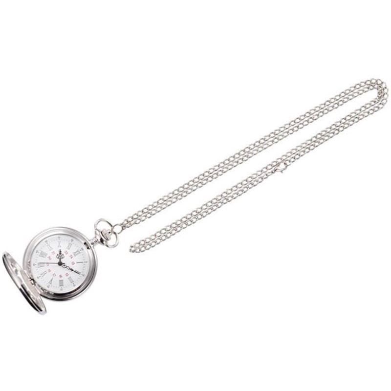 pocket watch polos silver liontin