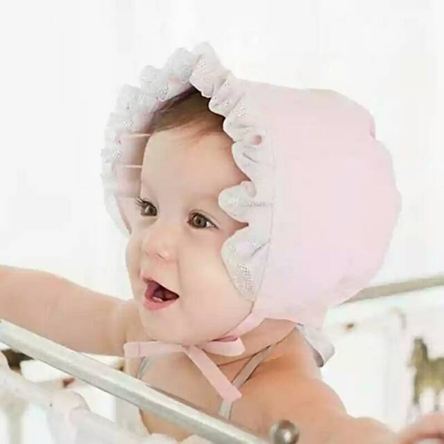 Topi bayi / topi bonet /topi noni bayi impor