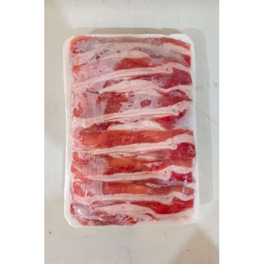 

Slice Beef 500gram Shortplate korean BBq barbeque