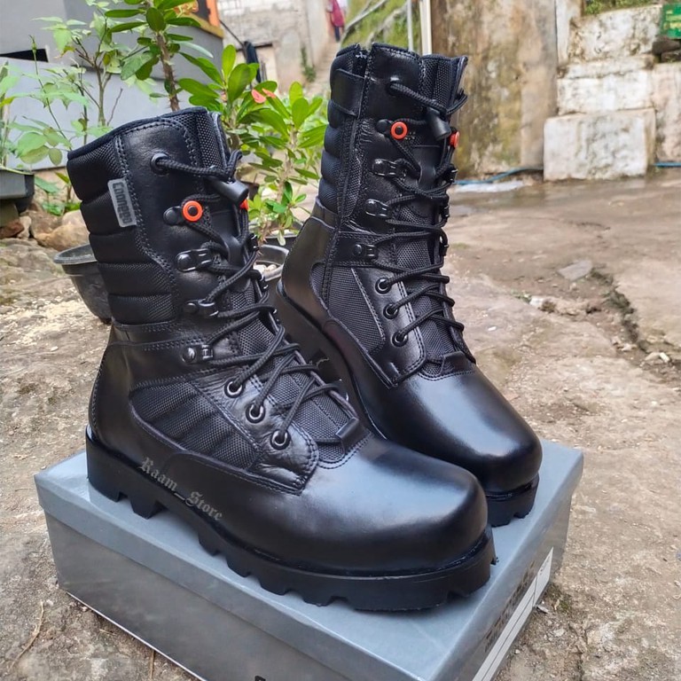 Sepatu Pdl Tni Au Jatah Terbaru 2021 Kulit Asli Caanggo Militery Tinggi 10 inc-2