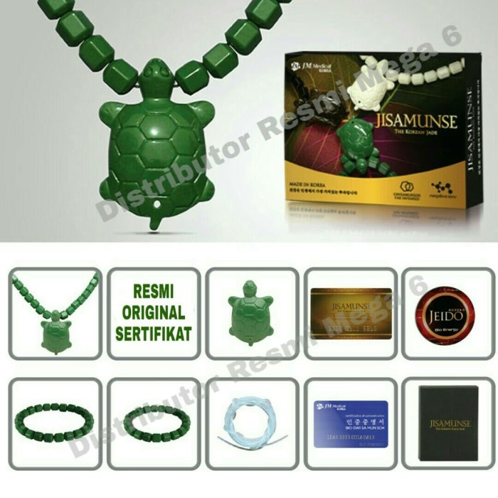 Flash Sale - Promo  Kalung Jisamunse Green Kalung Kesehatan Free Gelang Gelang - Hitam