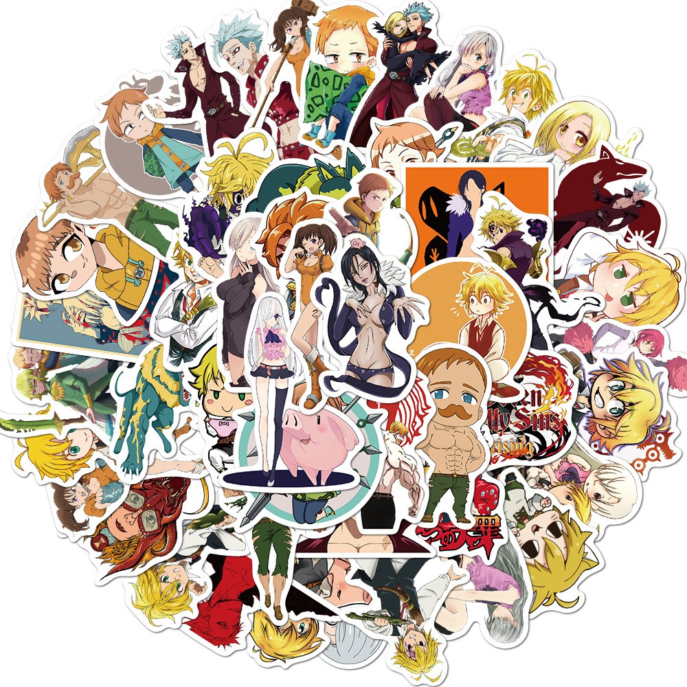 SDS001 – Sticker / Stiker Anime Seven Deadly Sins