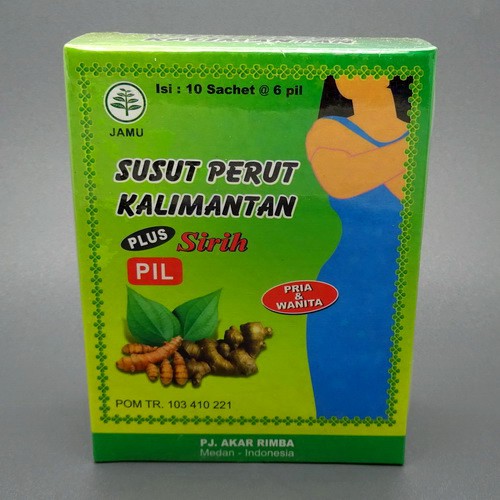 Jamu Susut Perut Kalimantan Kapsul