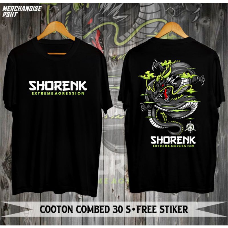 KAOS TERATE WARU PUTIH CLOTH NAGA SHORENK
