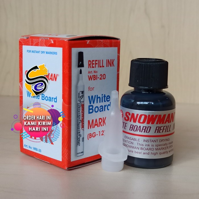 

Murah Tinta Refill Ink Snowman White Board Terbatas