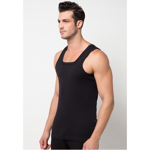 Singlet Pria Kaos dalam Pria Kaos tanpa lengan T-shirt Kaos Singlet Masterman Singlet 100% Cotton