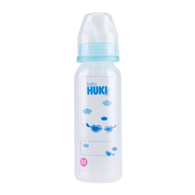 Huki CI0332 CI0334 240ml Round PP Bottle - Botol Susu Motif Random