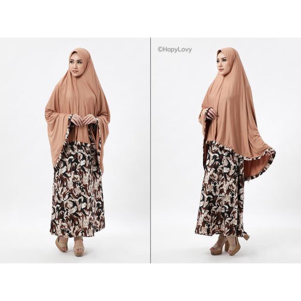 Baju Gamis Muslim Pakaian Wanita Gamis Wanita Motif Loreng Army Syari