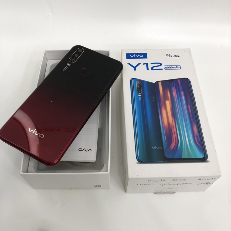 Vivo Y12 3/32 dan 3/64 second