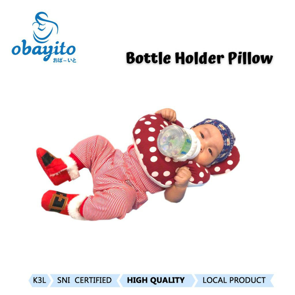 Obayito OB-0106 Bottle Holder Pillow Bantal Penyanggah Botol Bayi