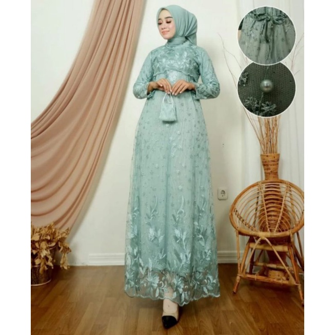 Kebaya - Kebaya Modern - Gamis Pesta - Gamis Wanita Kekinian - Gamis Kondangan - Kebaya Gamis Muslim