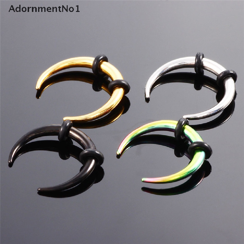 (AdornmentNo1) Anting Jepit Hidung Bahan Surgical Steel Untuk Wanita