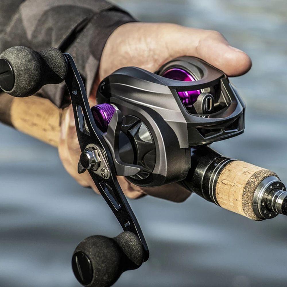 Lanfy Gulungan Pancing Ikan Gurame High Speed Tangan Kiri Super Ringan 7.2: 1air Asin Baitcasting Reel