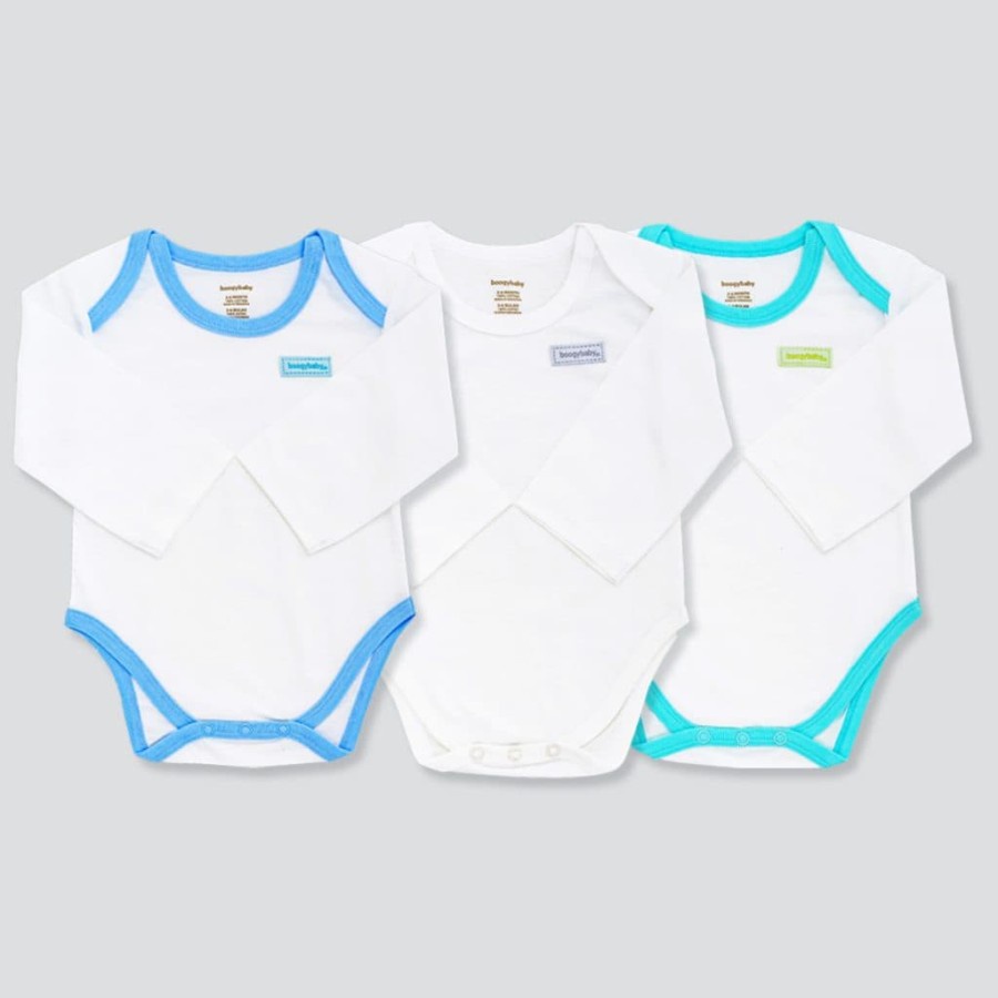BOOGYBABY JUMPSUIT LENGAN PANJANG POLOS / ISI 3 PCS