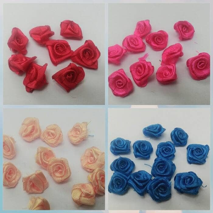 

TERLARIS!!! pita jadi satin mawar 1/4 inch isi 144 pcs ( 1 gross )