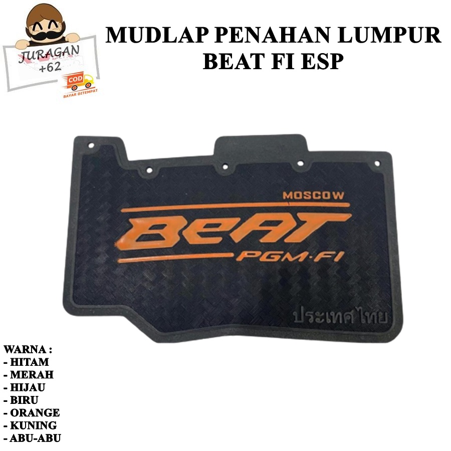 MUDFLAP BEAT FI MUD FLAP KARET PENAHAN LUMPUR PELINDUNG DINAMO SPKABOR KOLONG