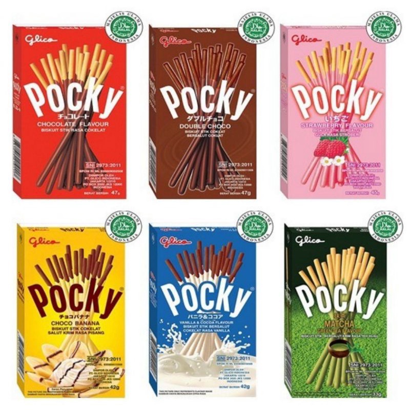 

Glico Biskuit Pocky All Variant / Glico Pocky 47 gr Box