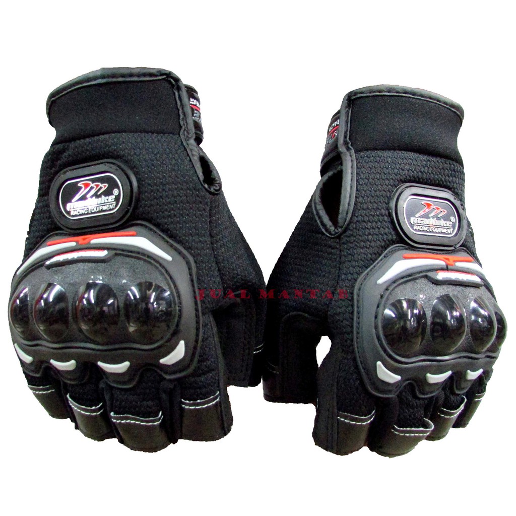 Sarung Tangan Motor Aksesoris Pengendara Motor Mad Bike Mad 04 Half Pendek Sarung Tangan Bikers l Ridding l Touring All Size Motorcycle Glove Best Quality Murah