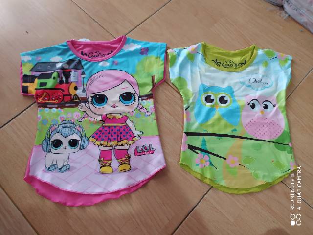 Kaos Anak Perempuan COCO ICE S,M,L (1-3tahun)