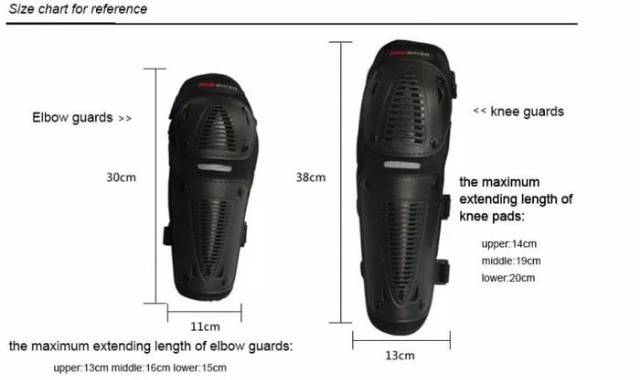 Decker Pelindung Siku dan Lutut Probiker Type HX-P09 Size Dewasa