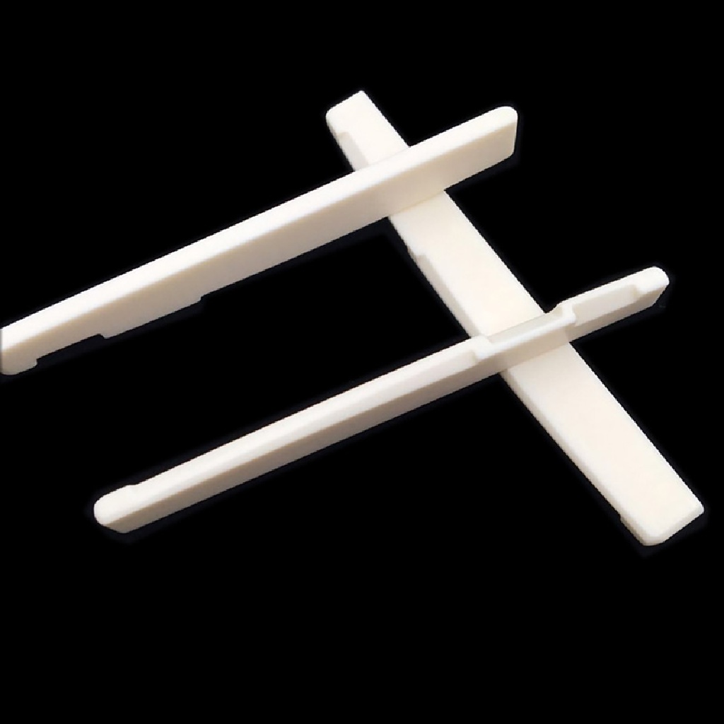 【seasonoun】 1pc Guitar Family Real Slotted Bone Nut For Folk Acoustic Guitar Electric Guitar .