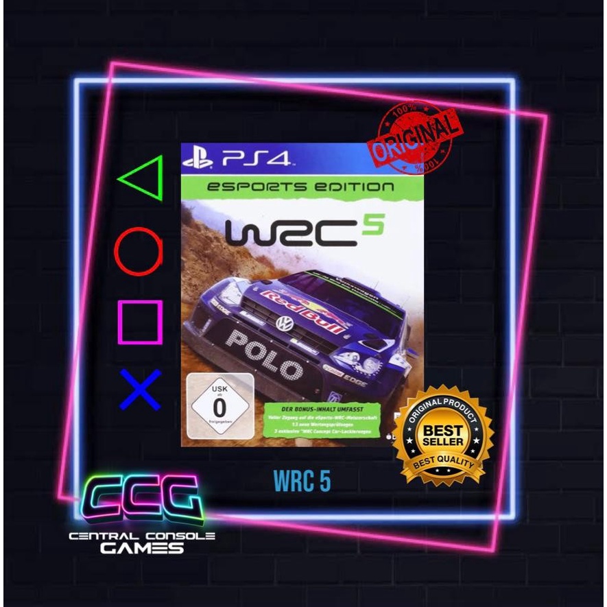 BD Kaset PS4 WRC 5 World Rally Championship 5