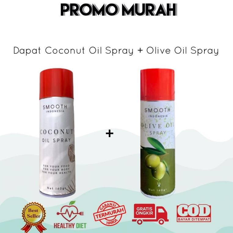 

V-EQT ✔ Smooth Cooking Spray Minyak Kelapa Sehat Coconut Oil 140gr (Oil Sprayer) |amanah