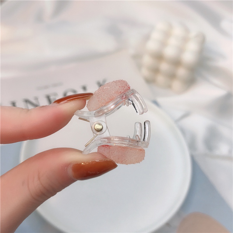 Roselife Soft Sweets Heart Star Mini Hair Claw Clips for Women Girls Hairpin Hair Styling Accessories 1Pc