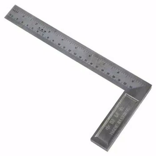 Penggaris siku besi Ukuran 30cm Atau 12 Inch