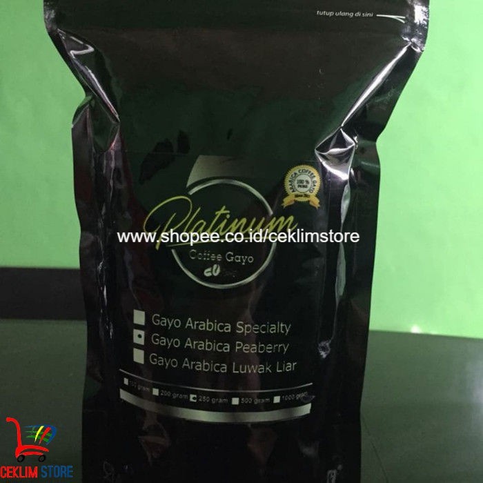 

Kopi Gayo Arabica Specialty Brand Platinum Gayo [250Gram]