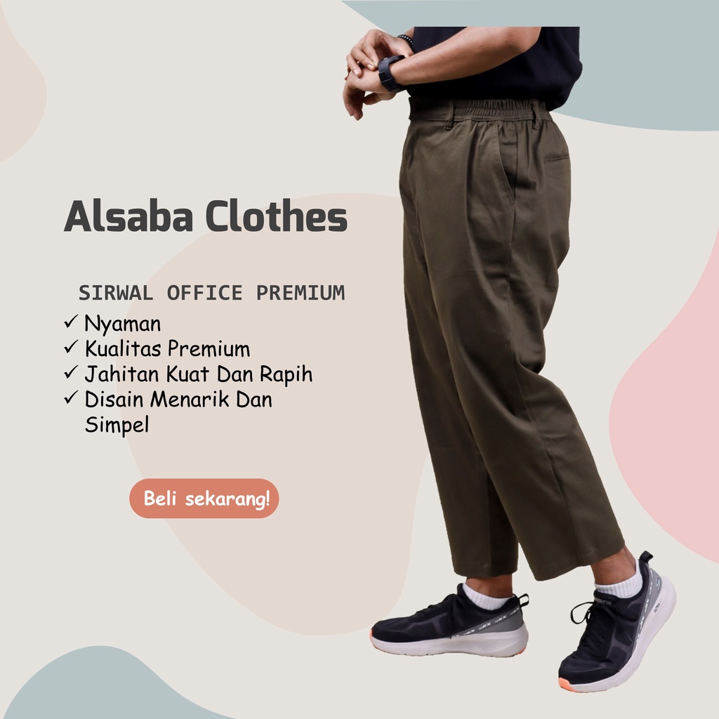 Celana Sirwal Pria Office Alsaba Terlaris