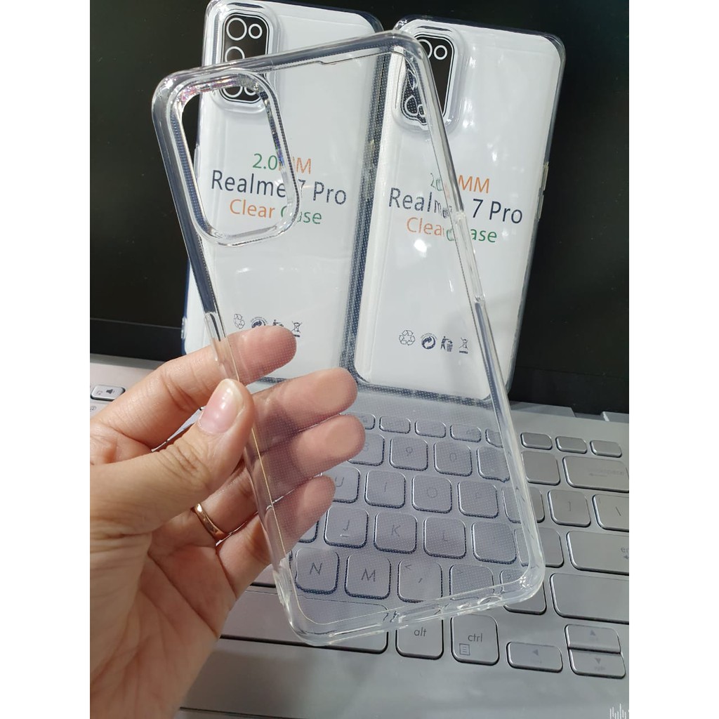 CASING COVER SARUNG CASING Realme C17 /Realme 7 / Realme 7i / Realme 7 PRO / Softcase HD Bening Full Cover / Transparan