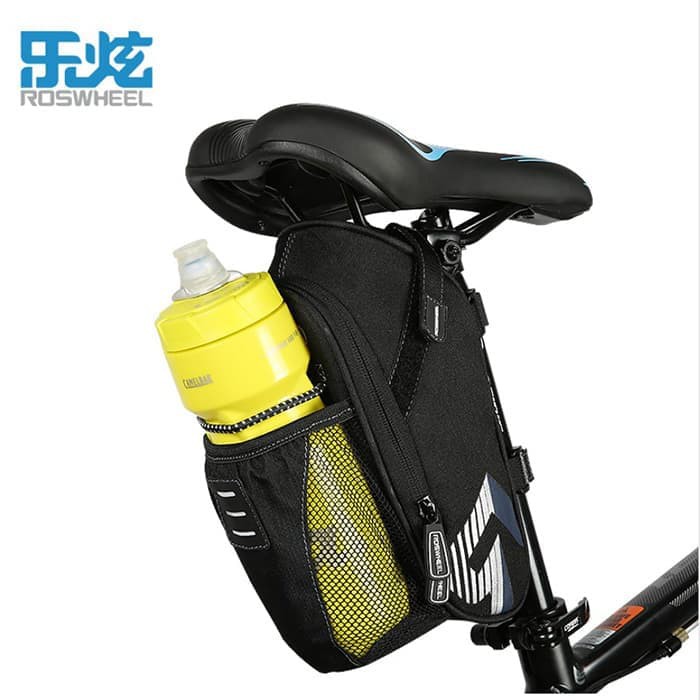 Roswheel Tas Sadel Plus Slot Botol Minum Sepeda