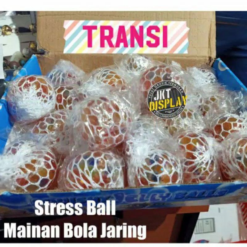 D2 Stress Ball Hydrogel | Mainan Squshy Grape Mesh Bal Anggur | Mainan Edukasi Anak