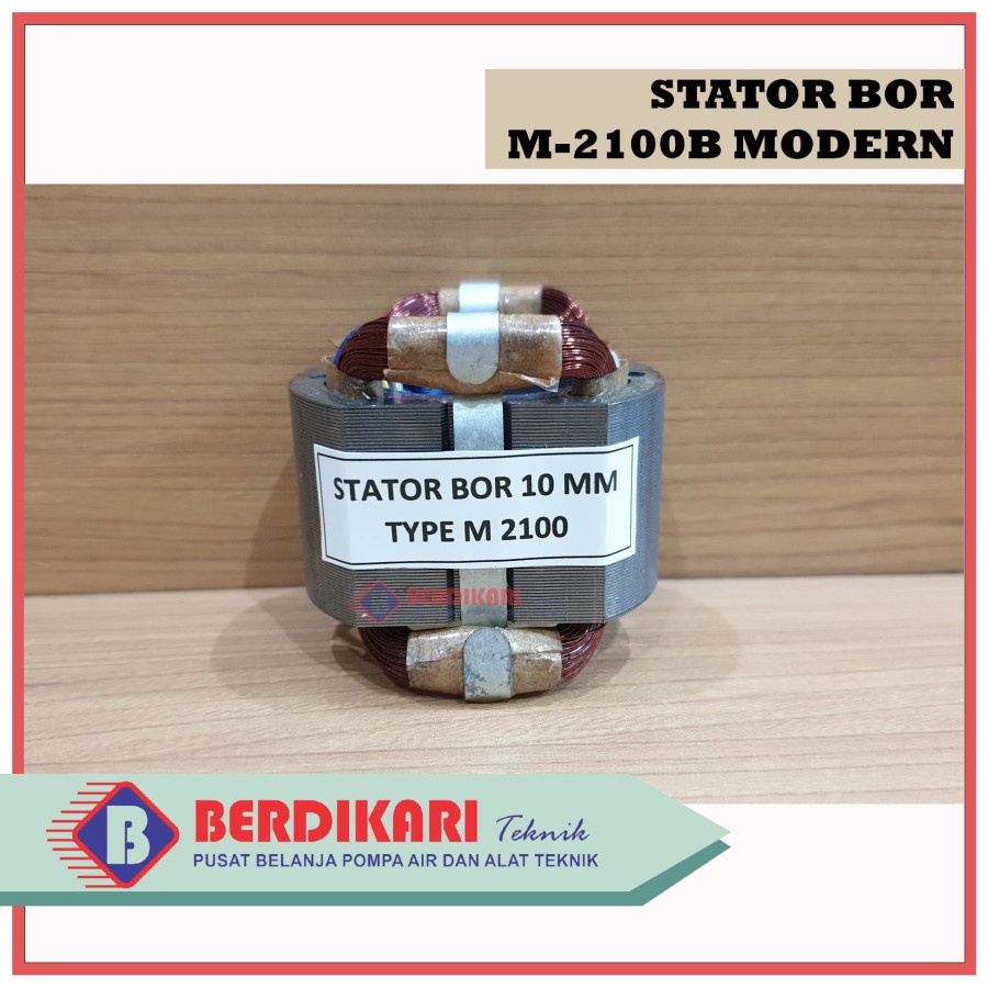 Stator/gulungan armature angker mesin bor 10mm modern m2100, m2100c