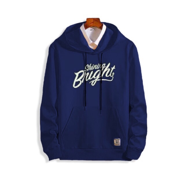 JAKET SWEATER HOODIE DISTRO ORIGINAL SHINING BRIGHT NAVY PREMIUM