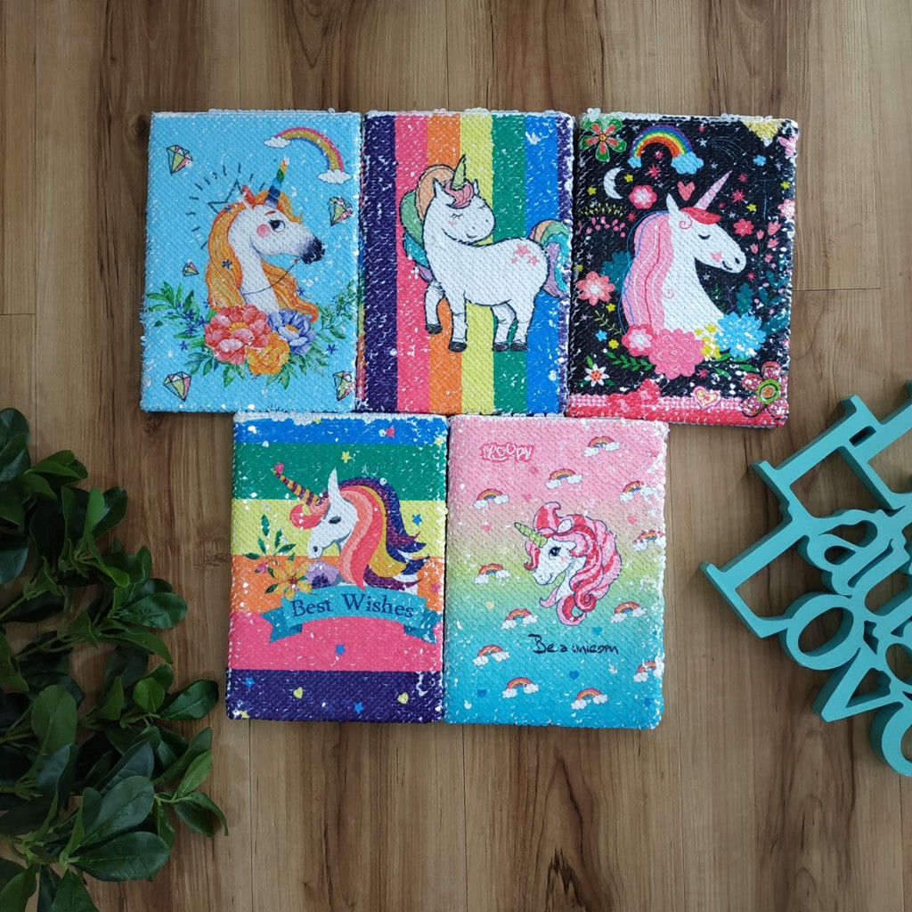 

ARYULOVA - BUKU TULIS FLIP SEQUIN NOTEBOOK