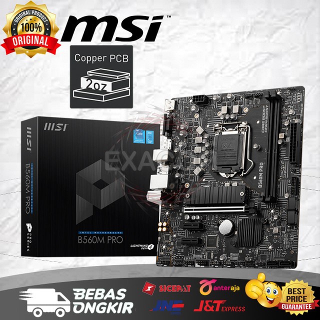 Motherboard B560M Pro (LGA1200, B560, DDR4, USB3.2, SATA3)