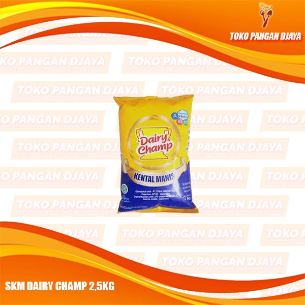 

Susu Kental Manis Dairy Champ 2,5kg x 8 Pcs Kurir Reg