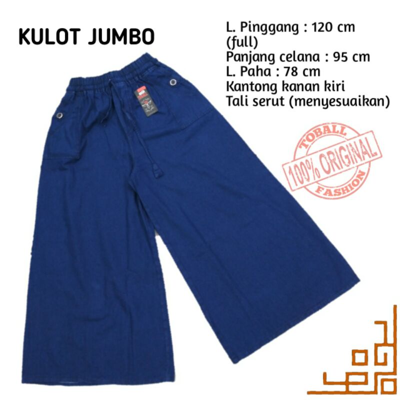 Kulot jumbo / celana kulot jeans jumbo / celana kulot Levis  super jumbo