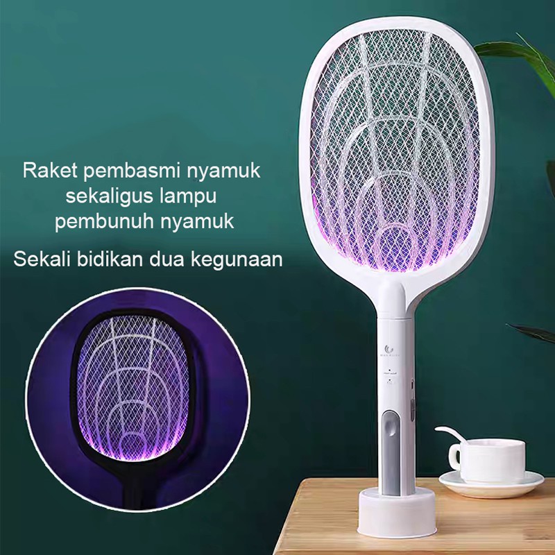 Raket nyamuk insect killer 2 ini 1 canggih efektif Rak Nyamuk Listrik