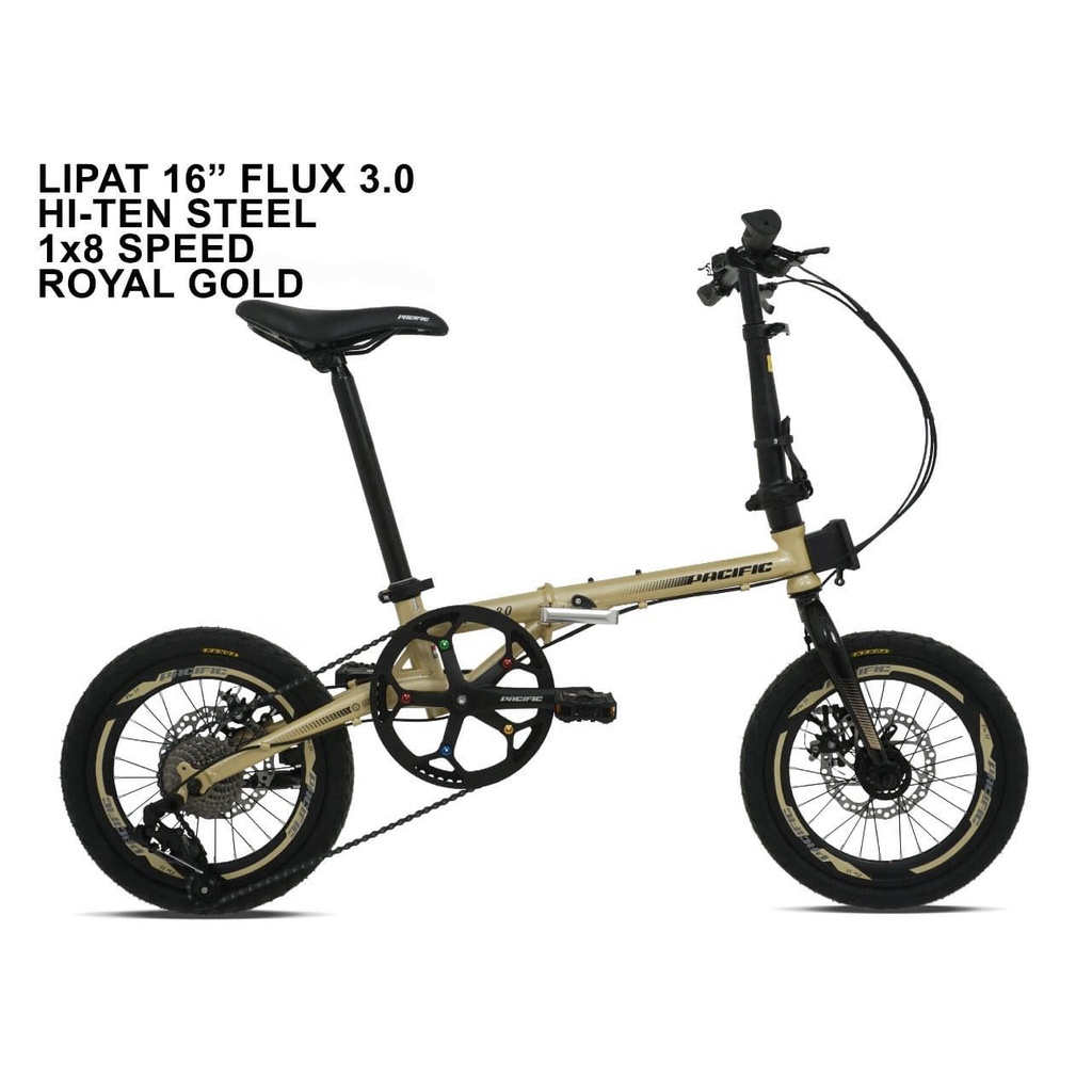 Sepeda Lipat Pacific Flux 3.0 Hi-Teen Steel