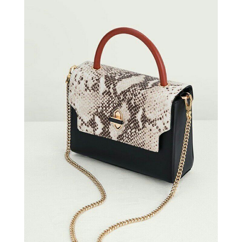 PEDRO TWOTONE PADDLE SNAKESKIN ORI / TAS TOP HANDLE / TAS WANITA IMPORT TERMURAH