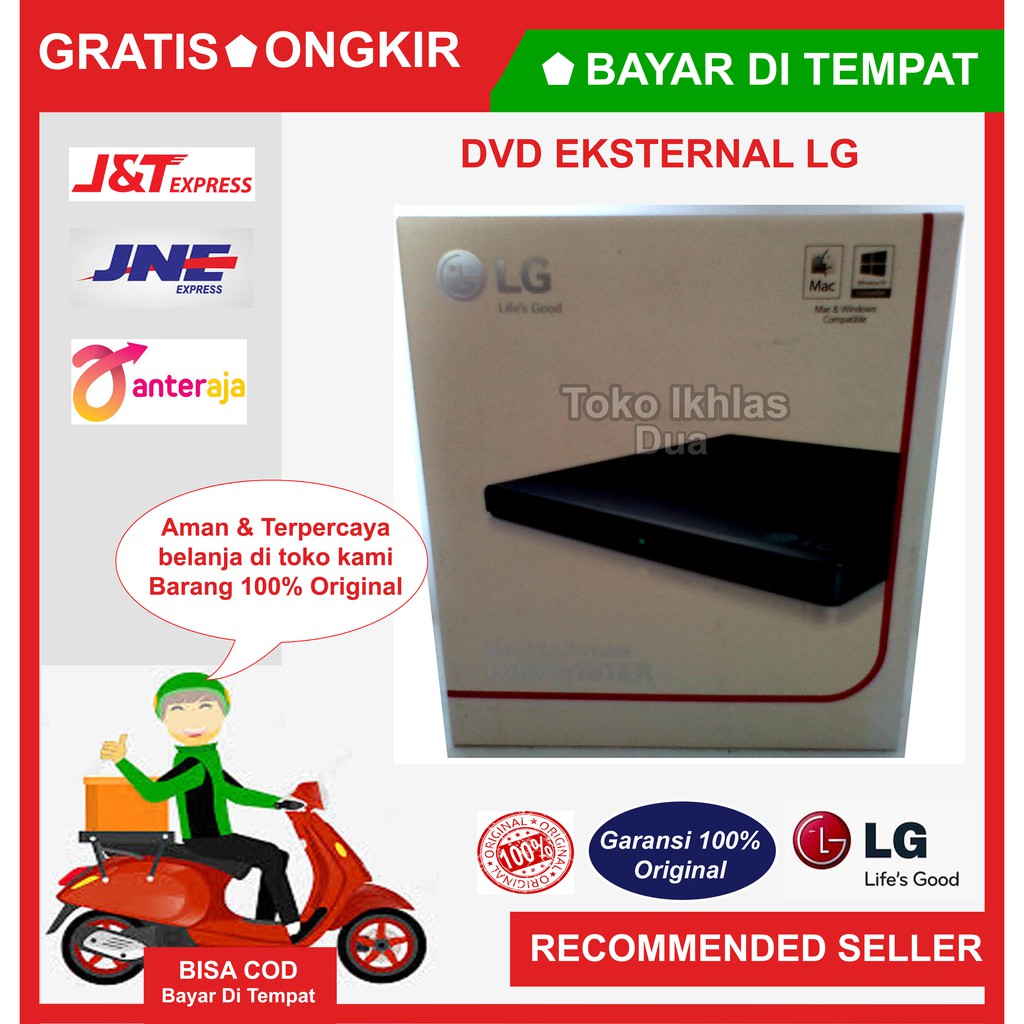 DVD External LG / LG DVD External Ultra Slim DVD Writer Portable / DVD External / DVD LG / LG / DVD