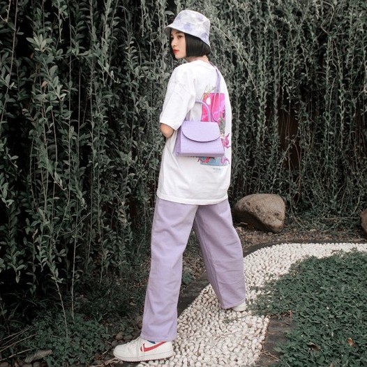 LUXTHER - MIZU BAG CROCO DOFF HANDLE + STRAP (SELEMPANG) KOREAN STYLE